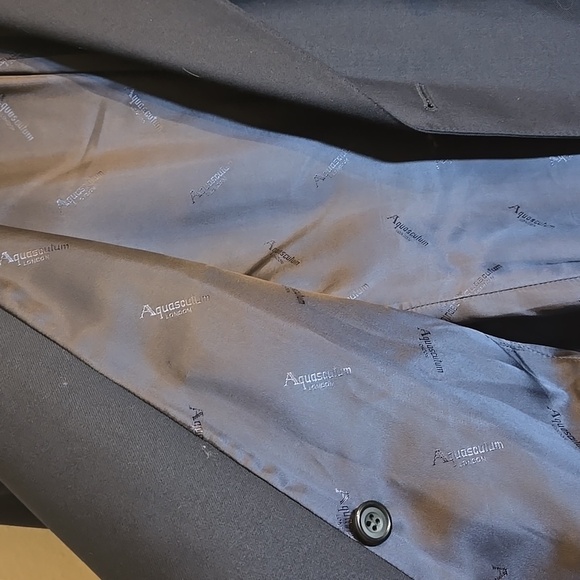 Aquascutum London Black Blazer with Gold Buttons - Picture 10 of 15